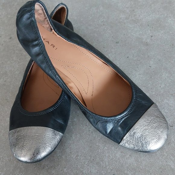 PRICE DROP - TAHARI "Carly" Women's Black ballet flats - Picture 11 of 13